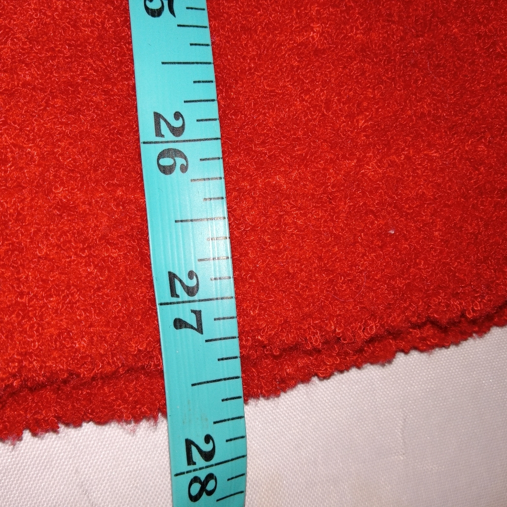 Nwot Sandro Sport Vintage Red Teddy Lined Blazer Small - Picture 9 of 12